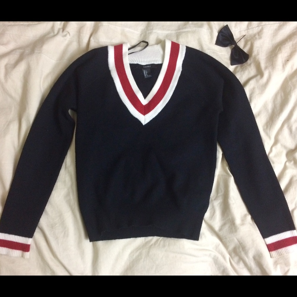 PREPPY SCHOOLGIRL🎒 STYLE SWEATER